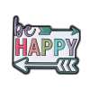 🎁TikTok Last Day Sale - 70% OFF🔥Colorful Flower Badge with Positive Quote