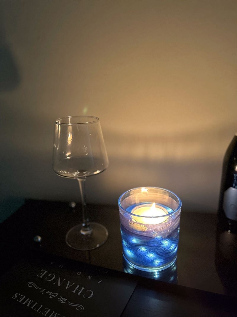 🎁TikTok Last Day Sale - 70% OFF🌌 Van Gogh “Starry Night” Inspired Candle ✨