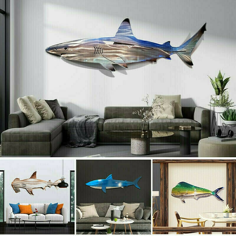 🔥Last Day Promotion 75% OFF - 🦈 Metal Shark Art Wall Decor