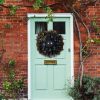 LED Black Cat Halloween Wreath for Front Door(Sold Out Soon)