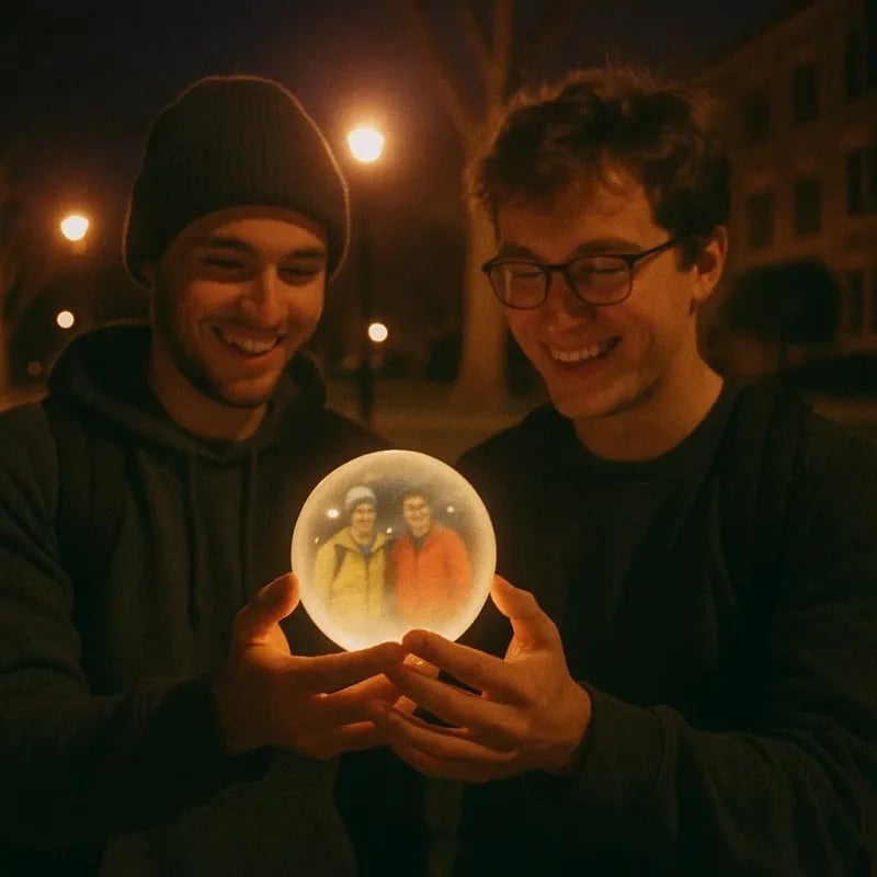 🎁TikTok Last Day Sale - 70% OFF🎁The Magic Crystal Ball — Hold the Breathing Memories in Your Hand.