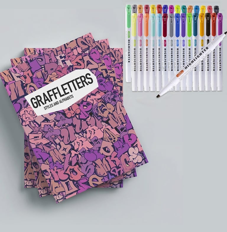 🎨GRAFFLETTERS - COLLECTOR EDITION🔤(📚HARDCOVER)🔥BUY 2 FREE SHIPPING