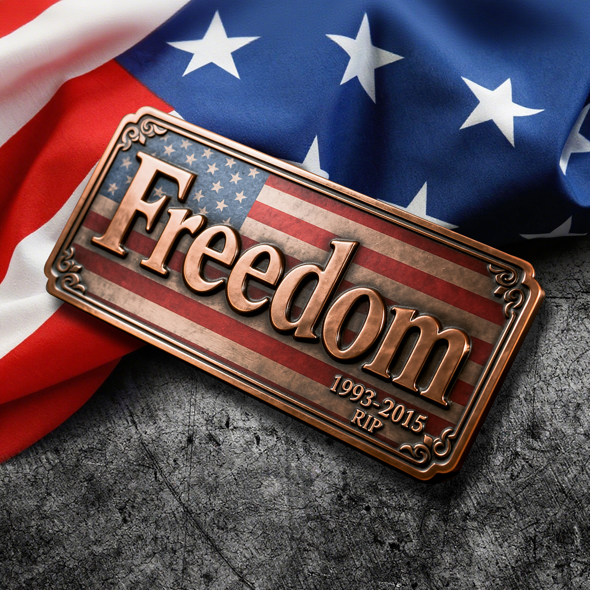 🙏60% OFF For Charlie's Fans -🎗️🕊️RIP Freedom Plaques(1993–2025)