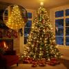 🔥Letzter Tag Verkauf 49% Rabatt🎄Weihnachtsbaum-Wasserfalllichter mit Ring(Wasserdicht)