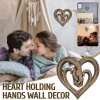 Last Day 75% OFF - 🔥 Heart Holding Hands Wall Decor - Forever Love