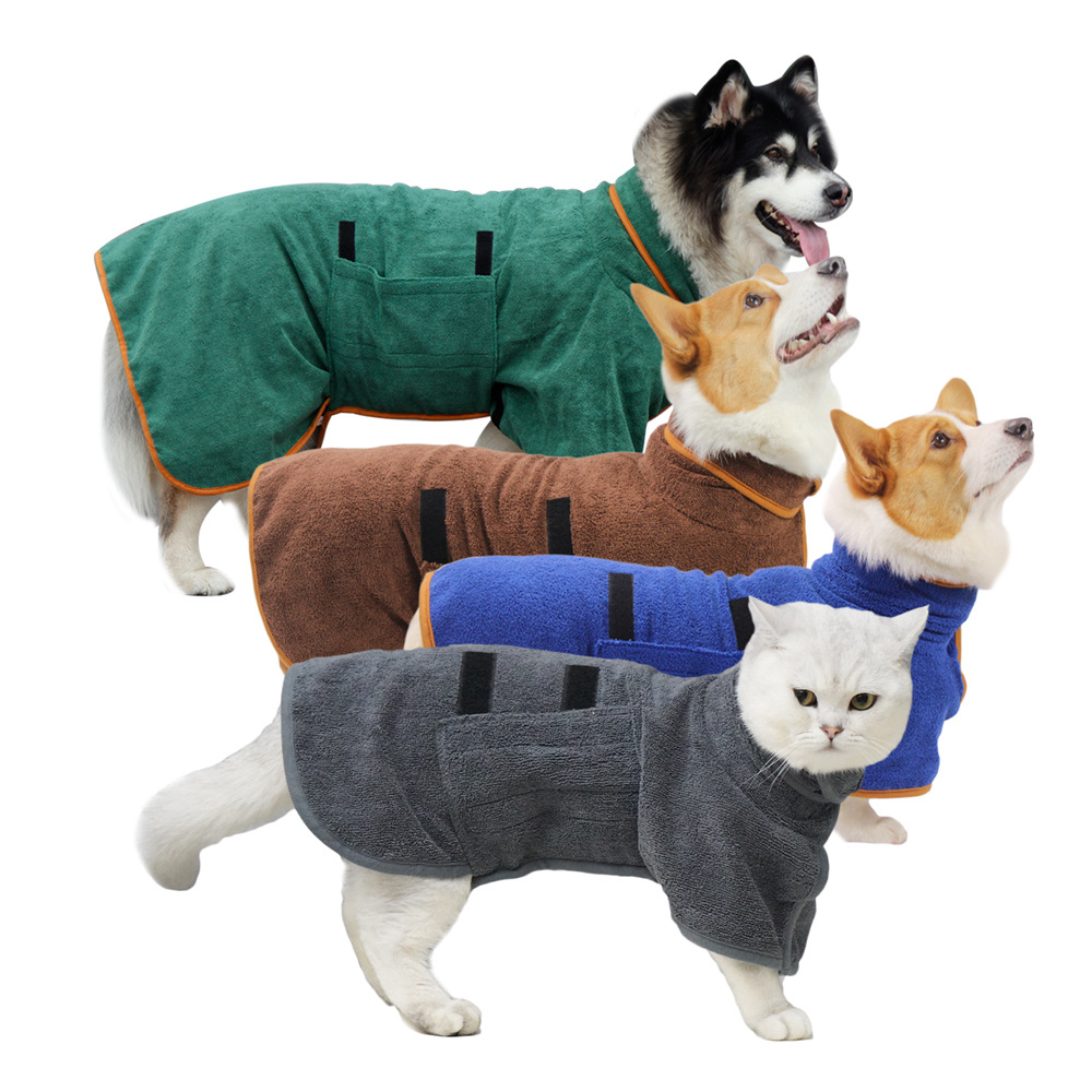 (🎄Christmas Promotion--48%OFF)Super absorbent pet bathrobe(Buy 2 Free Shipping）