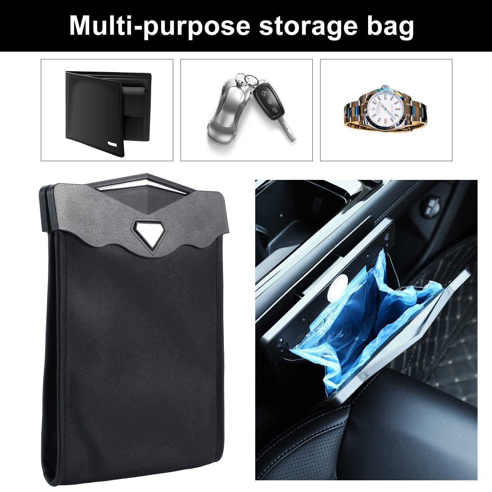 💥LAST DAY SALE 50% OFF💥LED Car Trash Cans