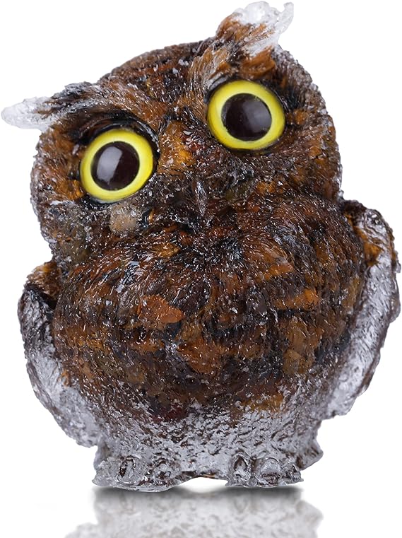 🔥Handmade Natural Crystal Gemstone Owl - Ready to Ship