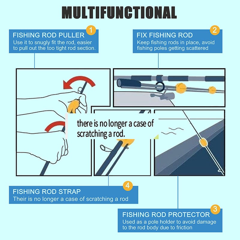 💥LAST DAY SALE 50% OFF💥Multifunctional Fishing Rod Holder⚡BUY 3 GET 3 FREE