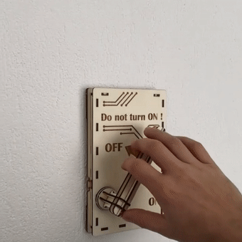 😎Funny Middle Finger Switch Toy