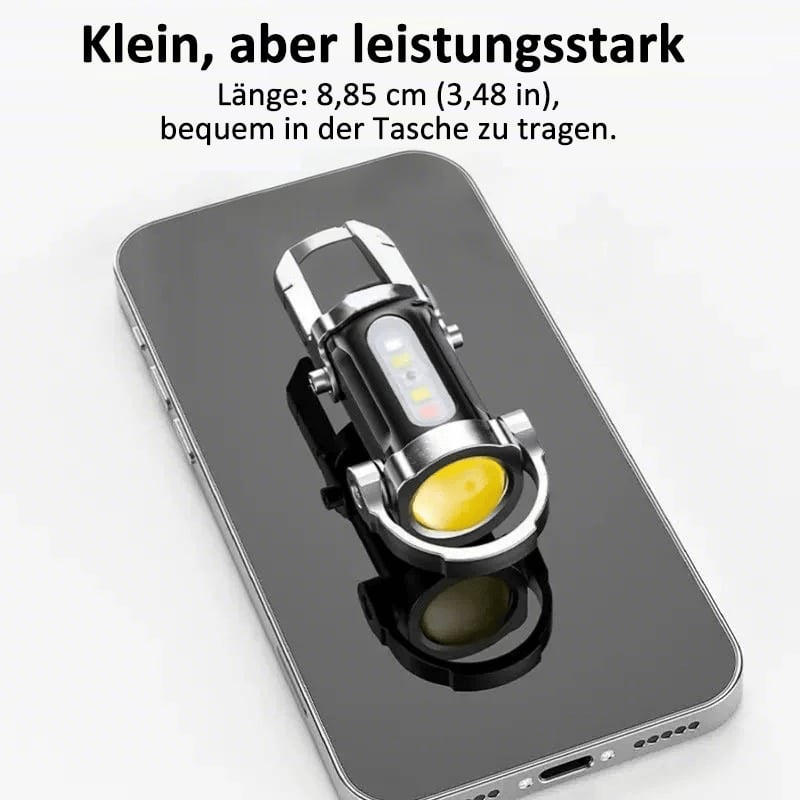 🔥Letzter Tag 49 % Rabatt🔥Superhelle Mini-Schlüsselanhänger-Taschenlampe Wasserdicht