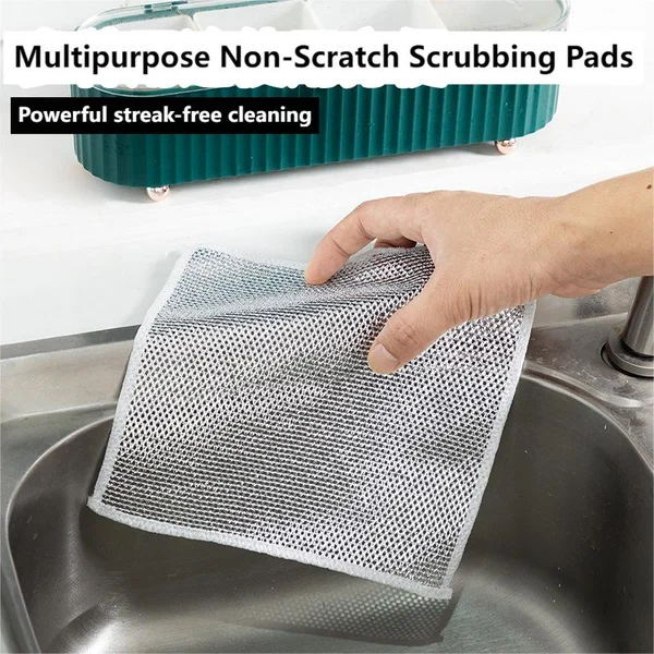 🔥Multipurpose Wire Dishwashing Rags for Wet and Dry