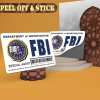 🕵️‍♂️ Secret Agent Card Skins Kit: FBI/ICE Designs  • Cosplay & Gift Stickers