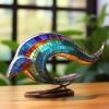 (🌲Early Christmas Sale- 50% OFF) Stained Glass Animal Sitting Desktop Ornaments