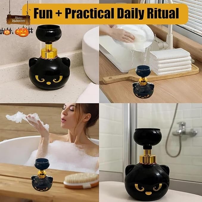 🎃 Halloween Sale 49% OFF👻🐾Cute Cat Paw Foam Soap Dispenser
