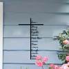 ✝ Christian Metal Wall Cross with Scripture – Inspirational Faith Wall Ar