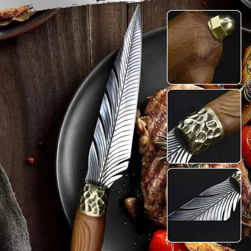 🔔Feather Boning Knife Forged Knife