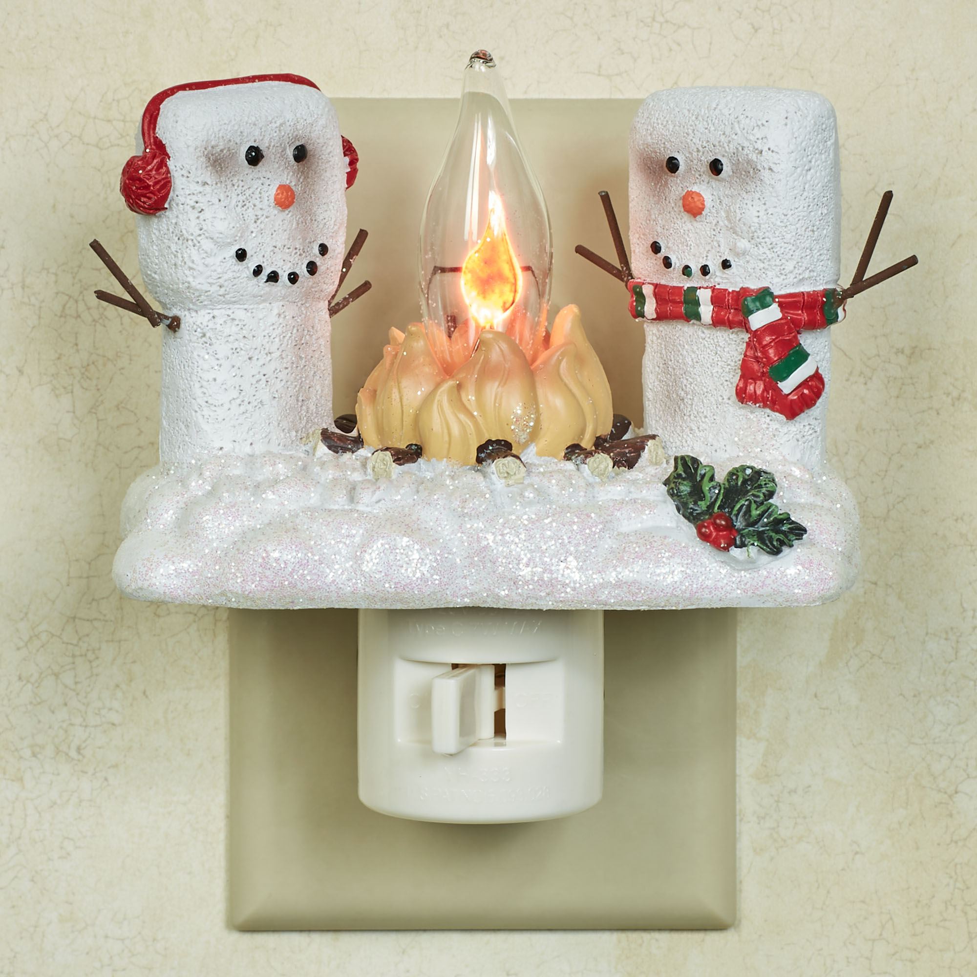 🎄Christmas Hot Sale - 49% Off⛄Marshmallow Snowmen Flicker Nightlight