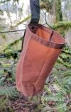 Rugged Waxed Foraging Pouch-Hip Pouch by Handmade