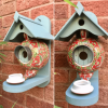 💥LAST DAY SALE 50% OFF💥William Morris Teal Teapot Bird House⚡BUY 2 FREE SHIPPING