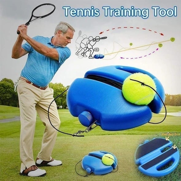 Tennis Practice Device 🎾🎾With 2 Replacement Tennis