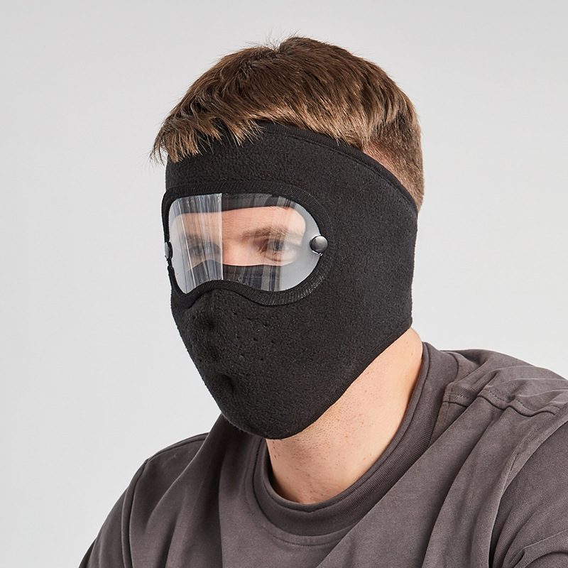 (🎅EARLY CHRISTMAS SALE-49% OFF)Wind-proof  Face Cover With Clear Goggles - Buy 2 Get Free Shipping