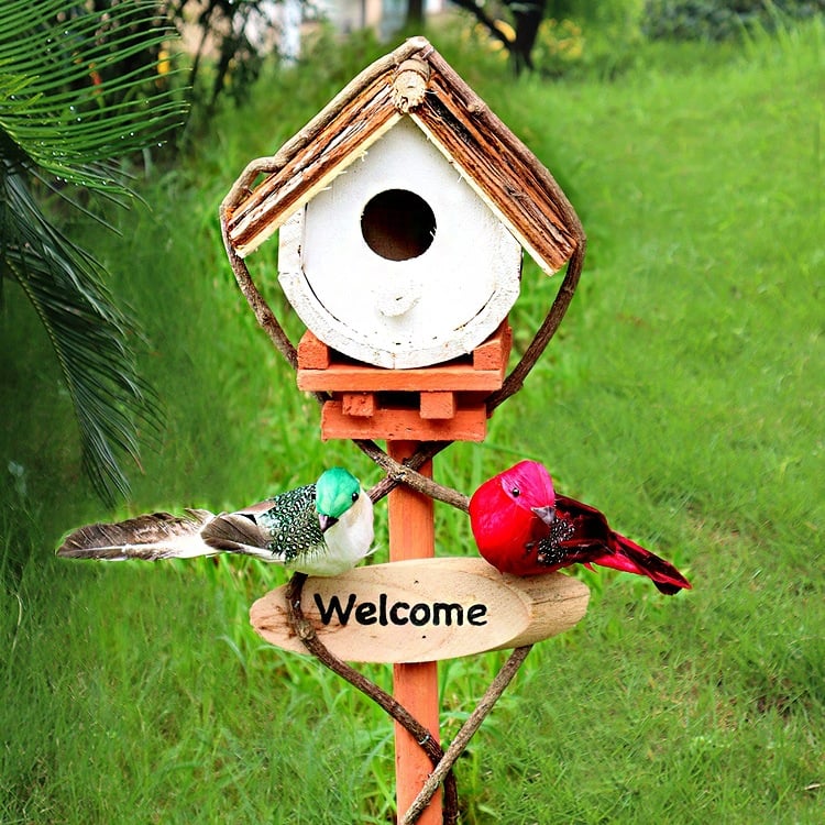 🐝September Special: 50% off! Handmade outdoor birdhouses and garden decorations