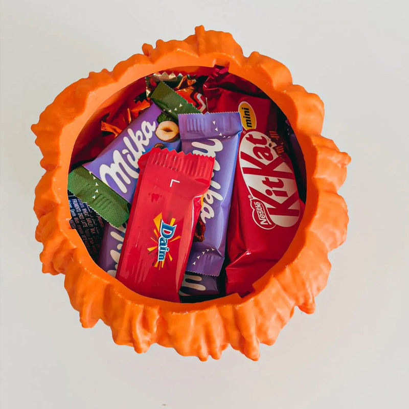 Melting Halloween Pumpkin Candy Bowl