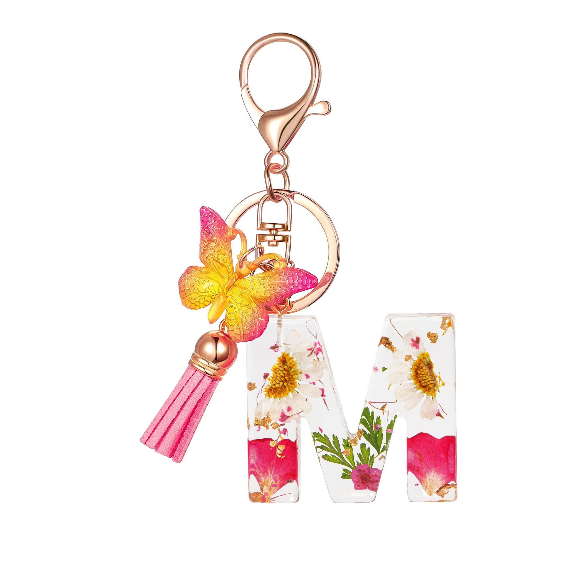 🎁TikTok Last Day Sale - 70% OFF🔥Initial Letter Keychains🦋