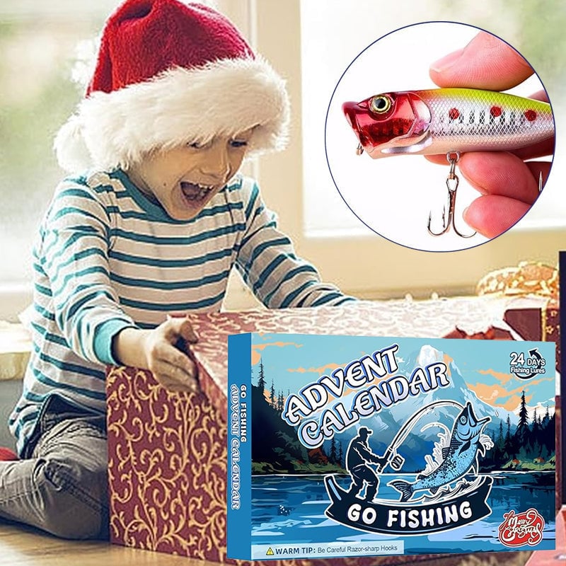 🔥Last Day Promotion 70% OFF🎄24 Days Christmas Countdown Fish Tackle Set🐟