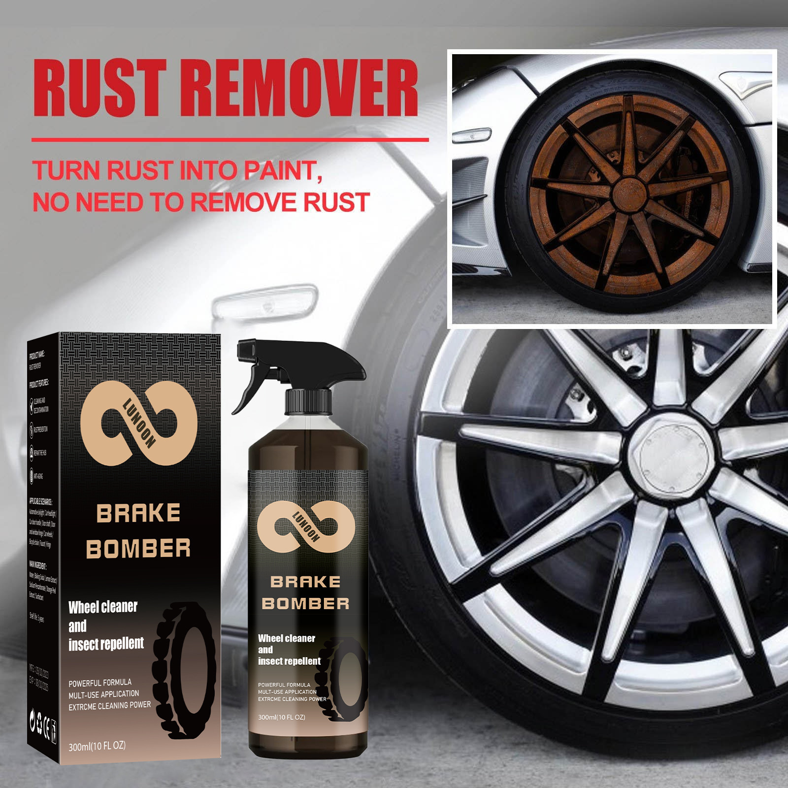 🔥(Last Day Promotion - 50% OFF) Brake Bomber Cleaner, Buy 3 Get Extra 20% OFF NOW!