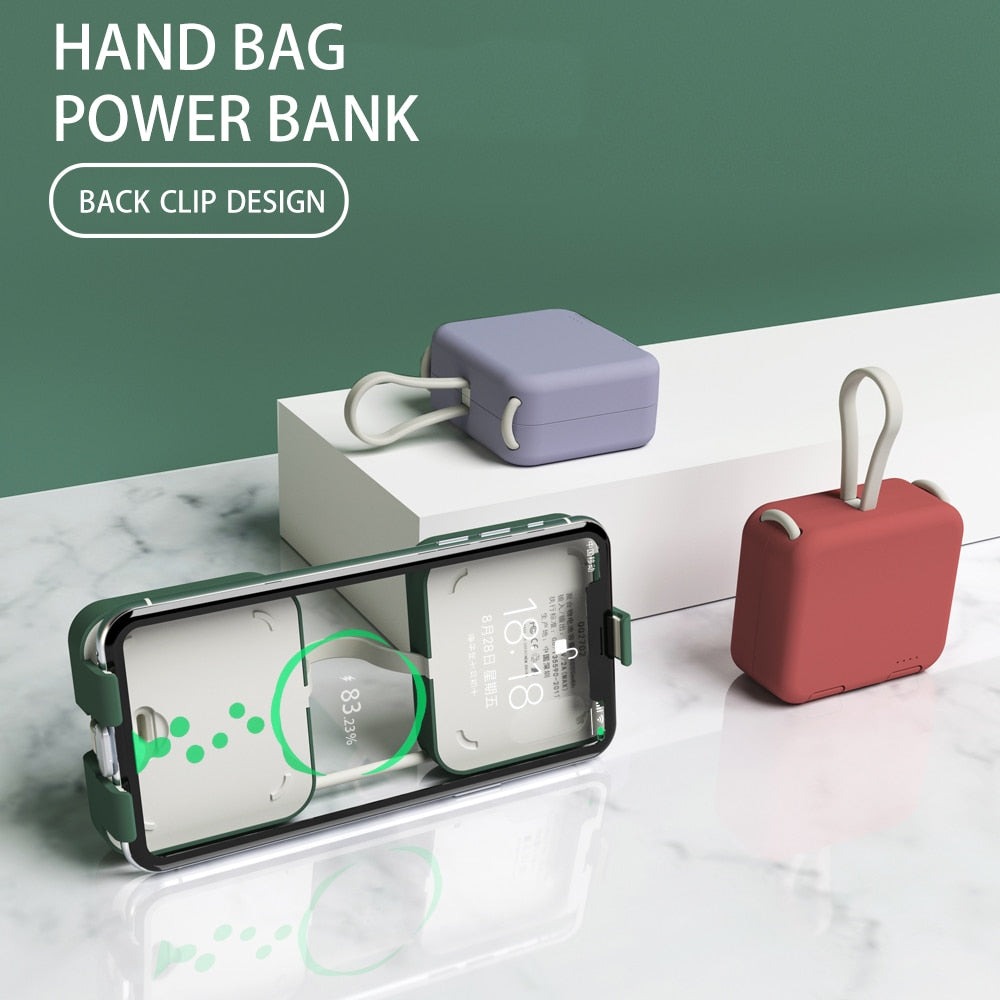 Foldable Power Bank with Mobile Holder Stand