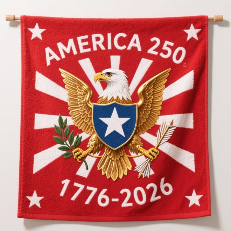 🦅United States 250th Anniversary Commemorative Towel