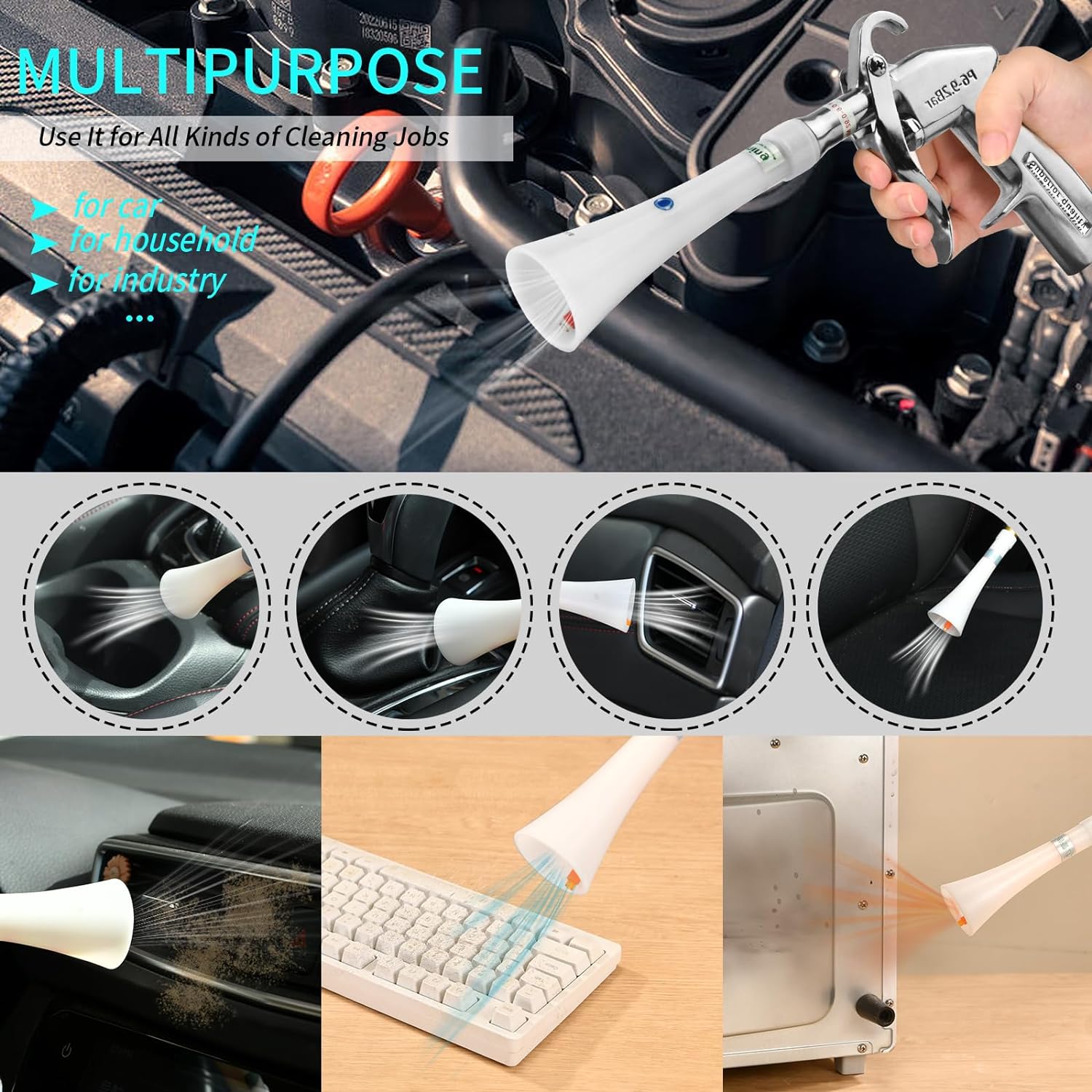 🔥Last Day Promotion - 50% OFF🔥High Pressure Car Cleaning Gun