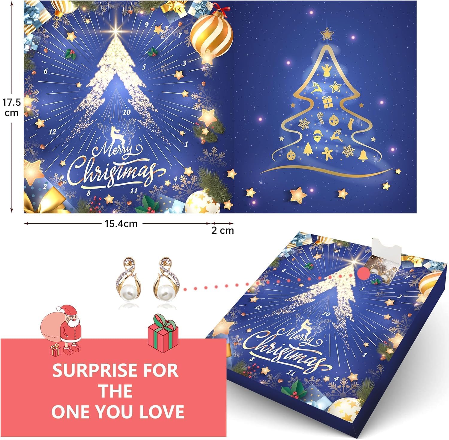 🎄TikTok Christmas Sale - 70% OFF🎄24 Pcs Mysterious Jewelry Calendar 2024