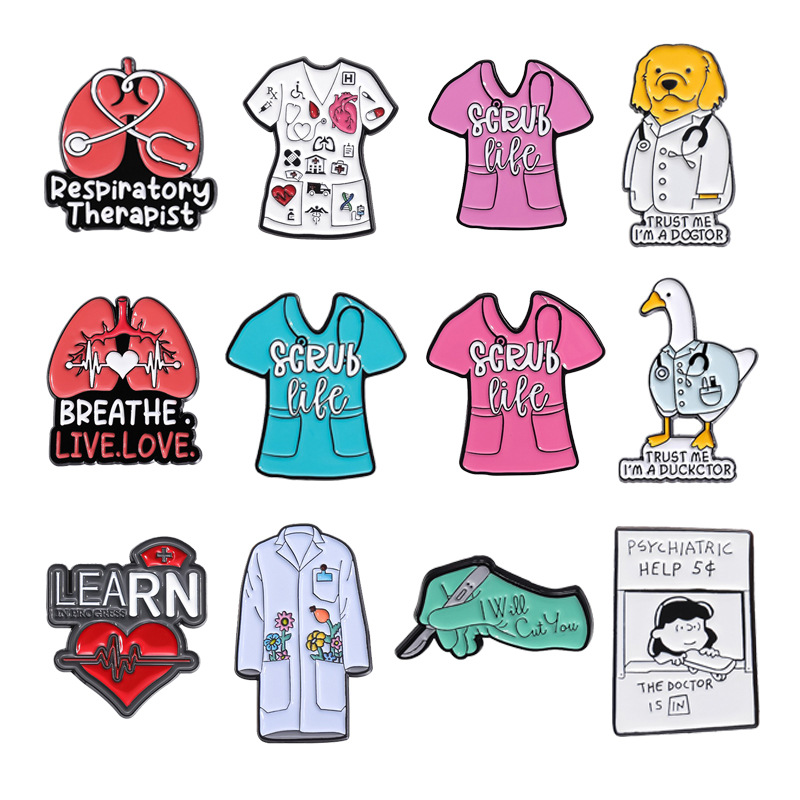 Funny Medical-Themed Brooches