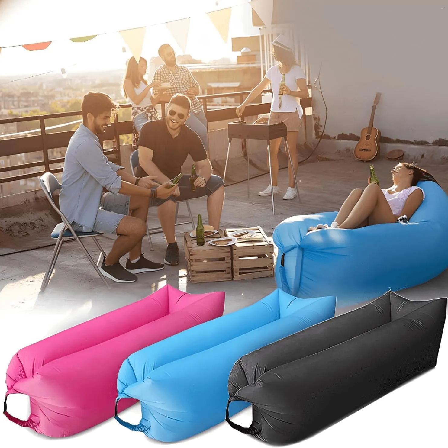 🔥Last Day Promotion 48% OFF-🎁- Lazy Inflatable Sofa Bed