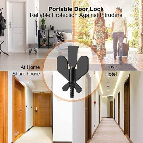 (🎄Christmas Hot Sale - 49% OFF) 👮🏾‍♂️Portable Travel Safety Door Stopper