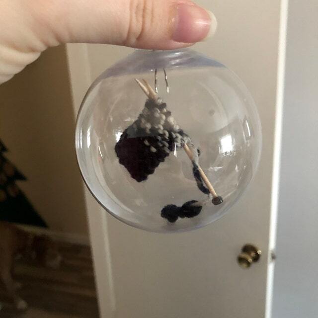 Knitting Ornament