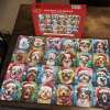 Happy Christmas Dogs Advent Calendar Jigsaw Puzzle 1000 Pieces