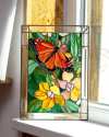 🔥Handmade Bird Stained Glass Window Panel-Buy 2 Free Shipping