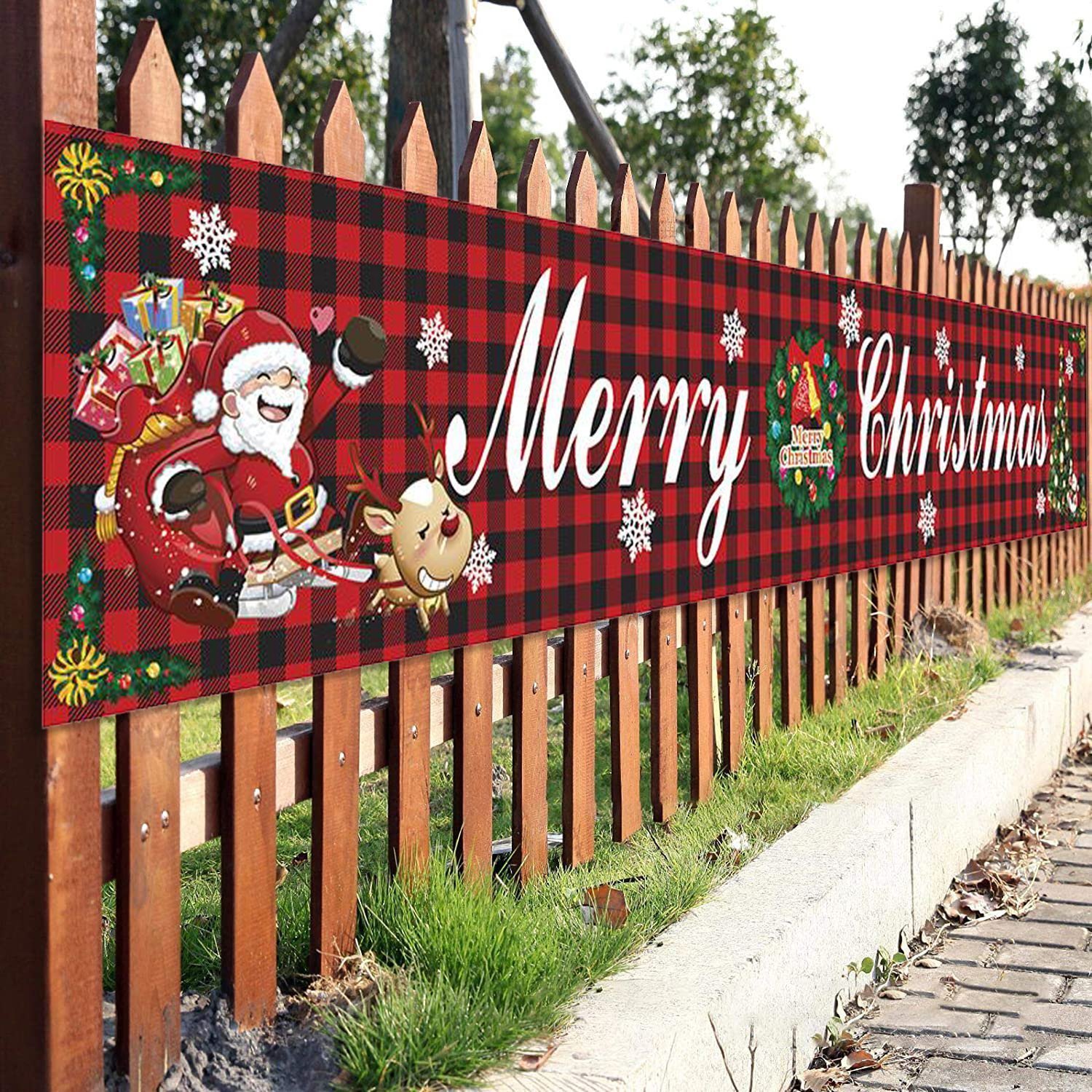 Christmas Outdoor Banner Flag Pulling 🎄Buy 2 Free Shipping