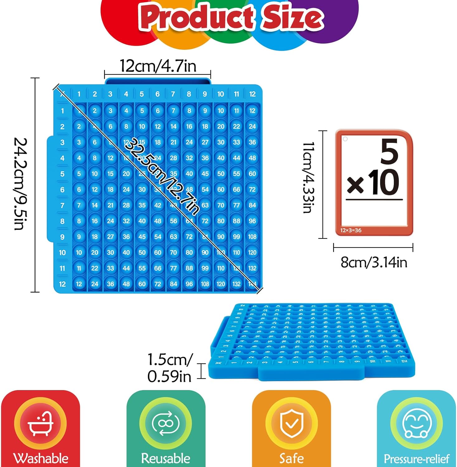 🔥Last Day Promotion 50% OFF💥Math Flash Card & Pop Board Set