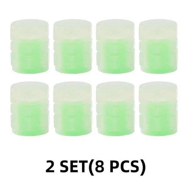 🔥Last Day 50% OFF🔥UNIVERSAL FLUORESCENT CAR TIRE VALVE CAPS 4PCS