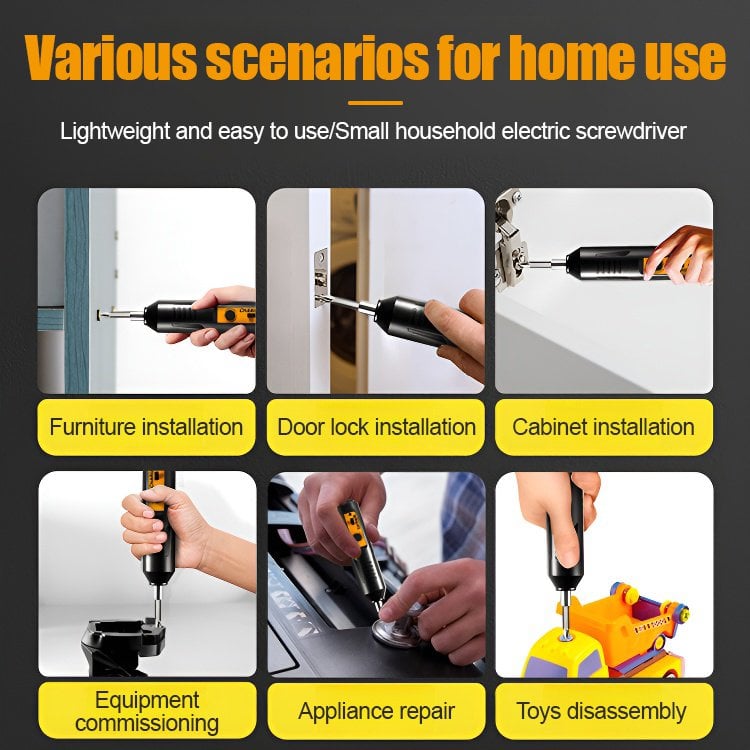 🔥Last Day 50% OFF🔥Portable Home Use Electric Screwdriver Set