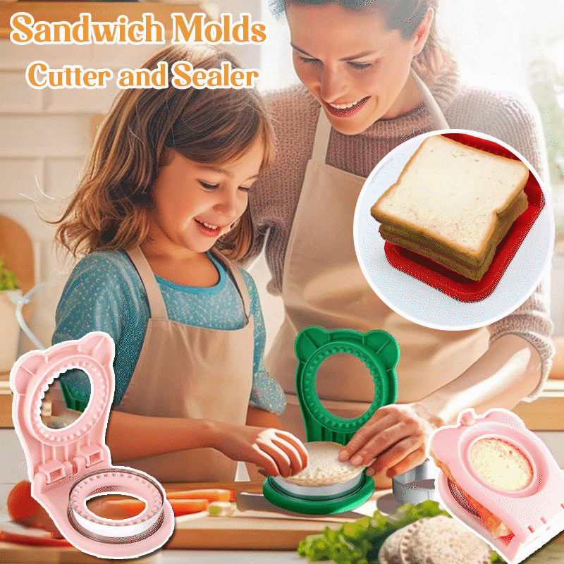 (🎄EARLY CHRISTMAS SALE - 50% OFF) 🎁Sandwich Cutter and Sealer, Buy 3 Get Extra 20% OFF NOW!