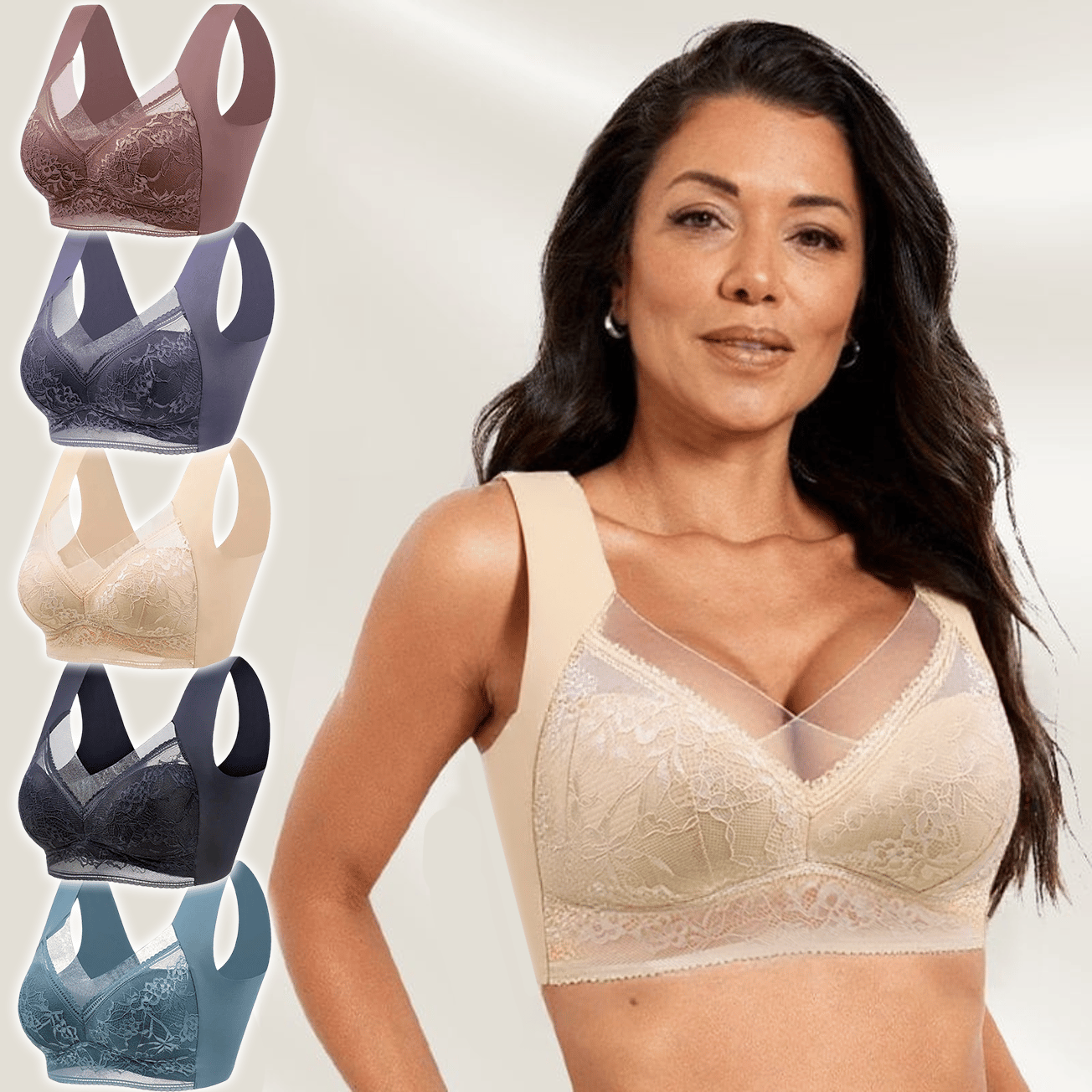 🎁Letzter Tag Kaufe 1 und erhalte 3 Packungen (JE NUR 6,66 €)🔥Nahtloser, sexy Push-up-BH ohne Bügel