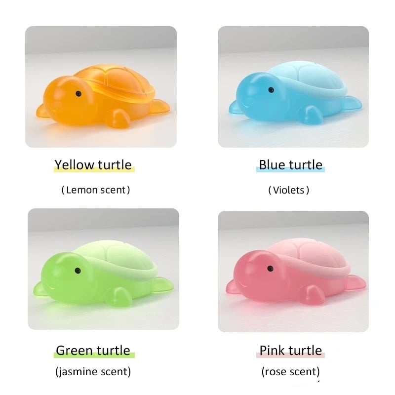 🐢Kleine Schildkröte handgemachte Seife mit ätherischem Öl (Zufällige Farbe)