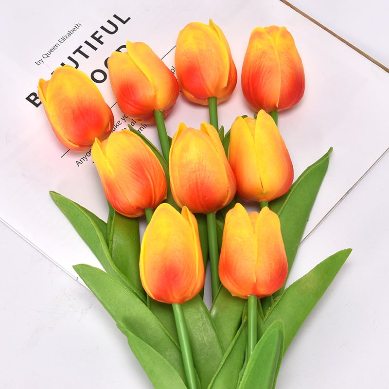 ✨This Week's Special Price $14.95💥UV Resistant Lifelike Artificial Tulips Flowers💐