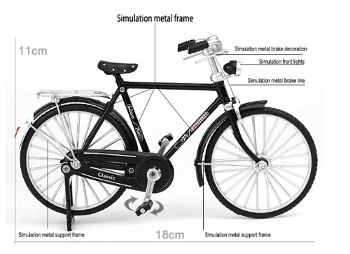 (🌲Early Christmas Sale- SAVE 48% OFF)-DIY Bicycle Model Scale(BUY 2 GET FREE SHIPPING)